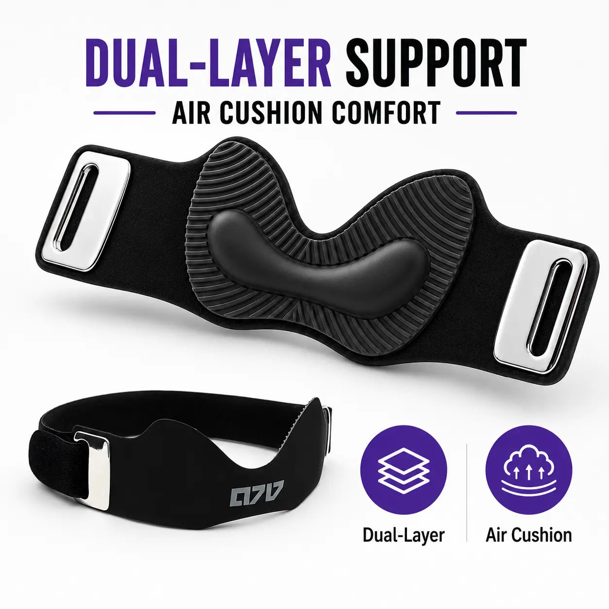 HYPICHOR Patellar Tendon Support Strap , Adjustable Silicone Knee Brace for Pain Relief (Sports & Outdoor Support Accessory)【Buy 1 Get 1 Free】